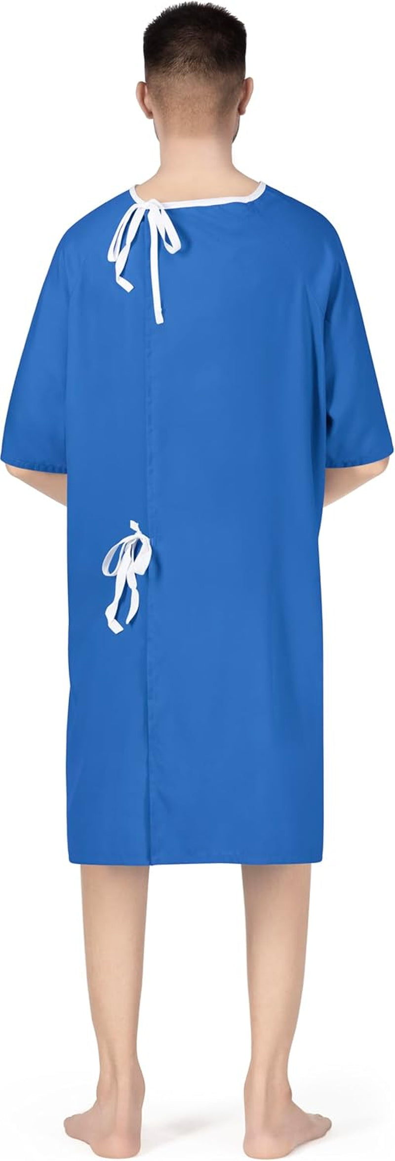 Men'S Hospital Gown Soft and Comfortable Patient Gown