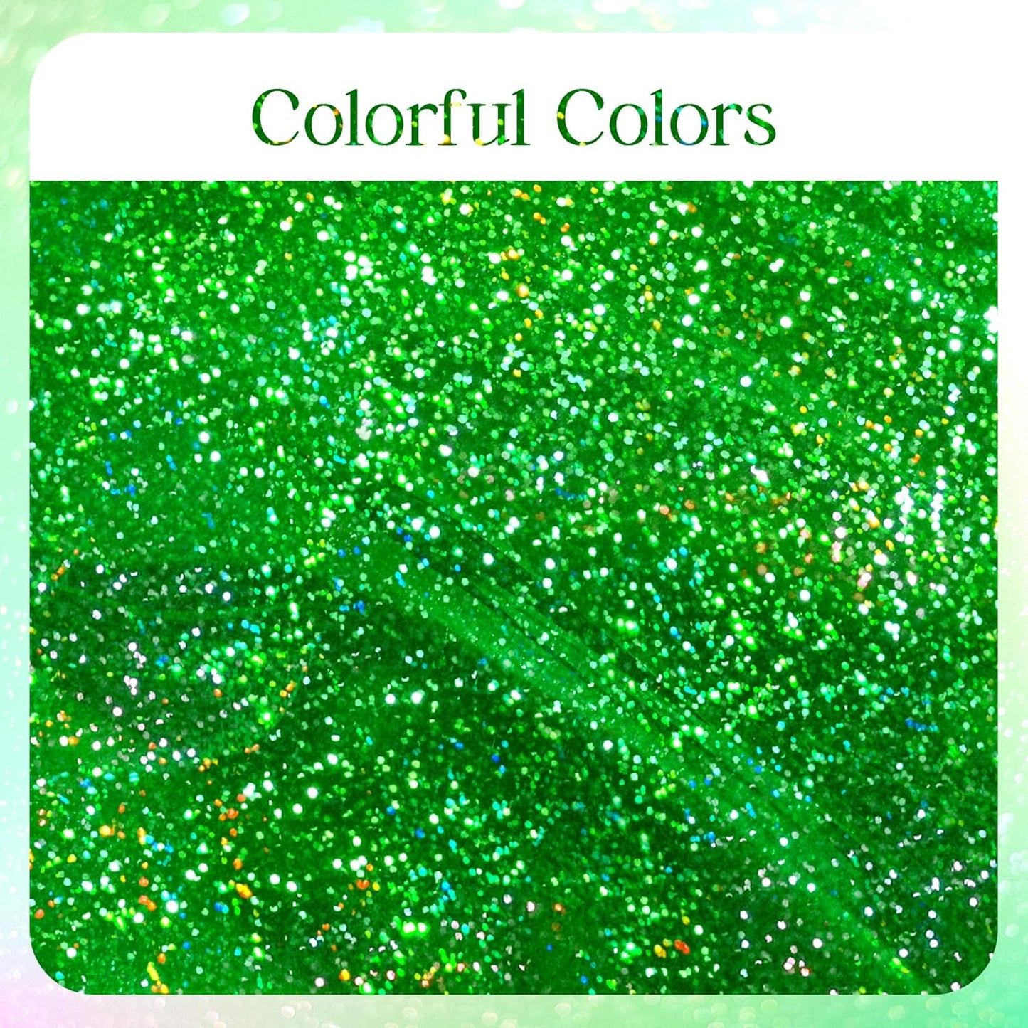 8-Piece Set of Pale Pink and Green Holographic Tablecloths, 40" x 108", Iridescent Plastic Table Decor for Birthday and Bachelorette Celebrations