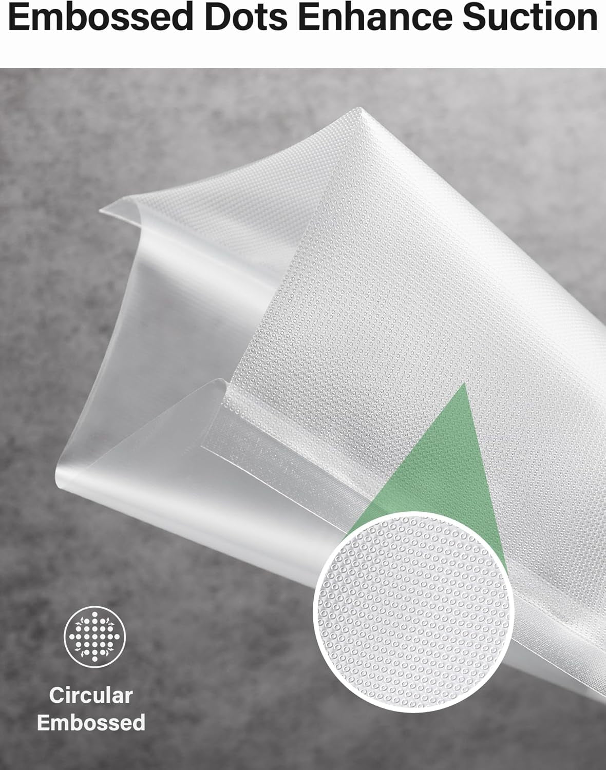 11" X 150' Vacuum Sealer Bags Roll for Food with Cutter Dispenser, Commercial Grade Vacuum Seal Bags, BPA Free, Customized Size Food Bags for Storage, Meal Prep and Sous Vide