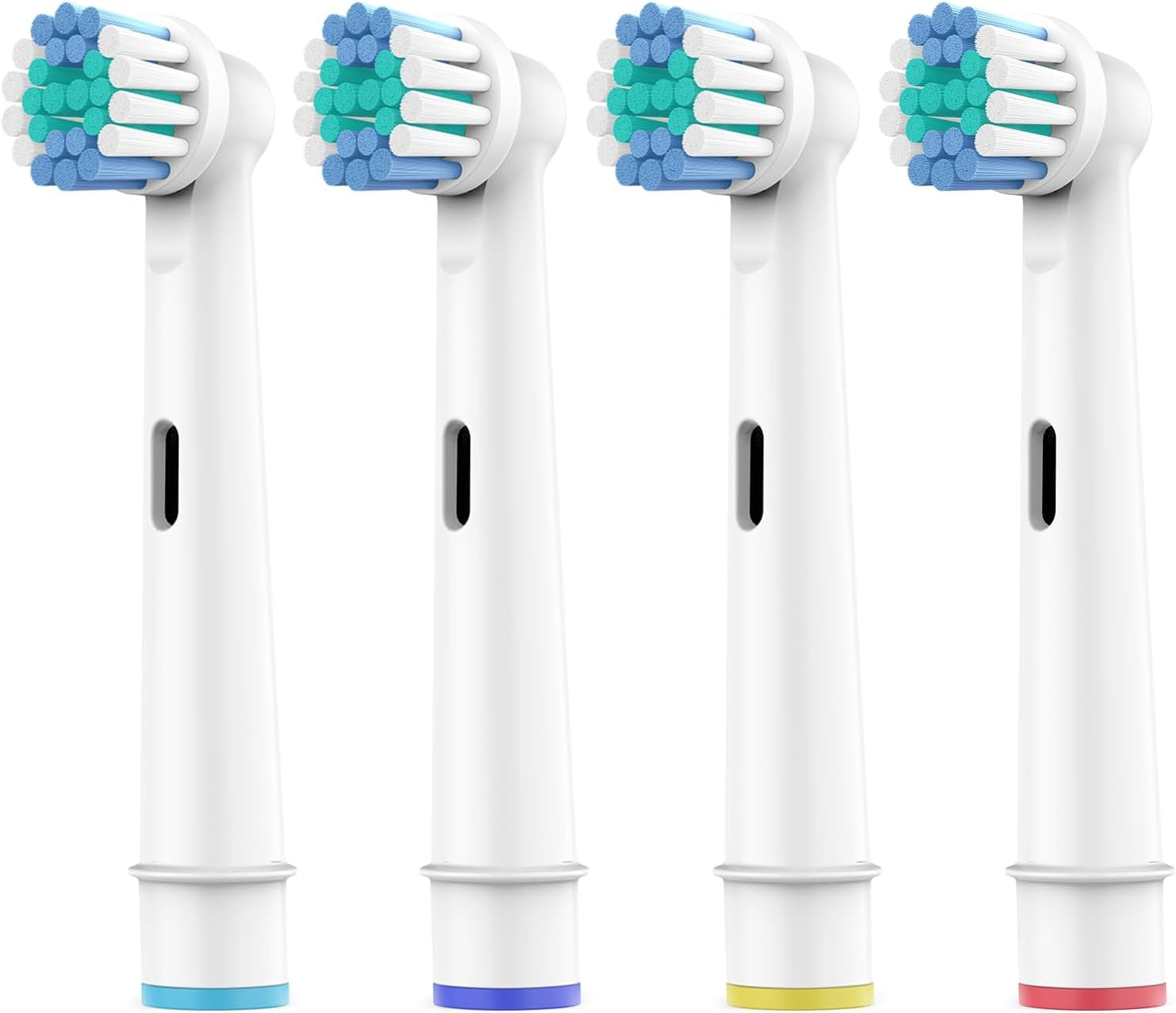 Toothbrush Heads for Oral B, 4 Pack Professional Electric Toothbrush Replacement Heads Medium Soft Dupont Bristles Replacement Toothbrush Heads Precision Clean Brush Heads Refills