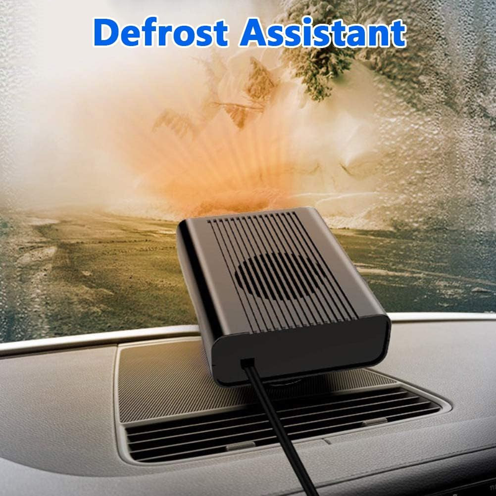 Car Heater,12V 150W with Heating and Cooling 2 in 1 Modes Heating/Cooling Automobile Heater Demister Vehicle Heater Fan Suitable for All Car,Christmas Gifts