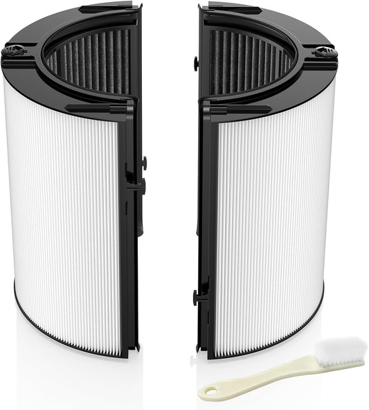 360° Combi 2-IN-1 HEPA + Carbon Filter for Dyson TP09 TP07 TP06 TP04 TP10 TP4A TP7A HP04 HP06 HP07 HP09 HP10 HP4A HP7A PH01 PH02 PH03 PH04 PH3A DP04 Air Purifier, #965432-01