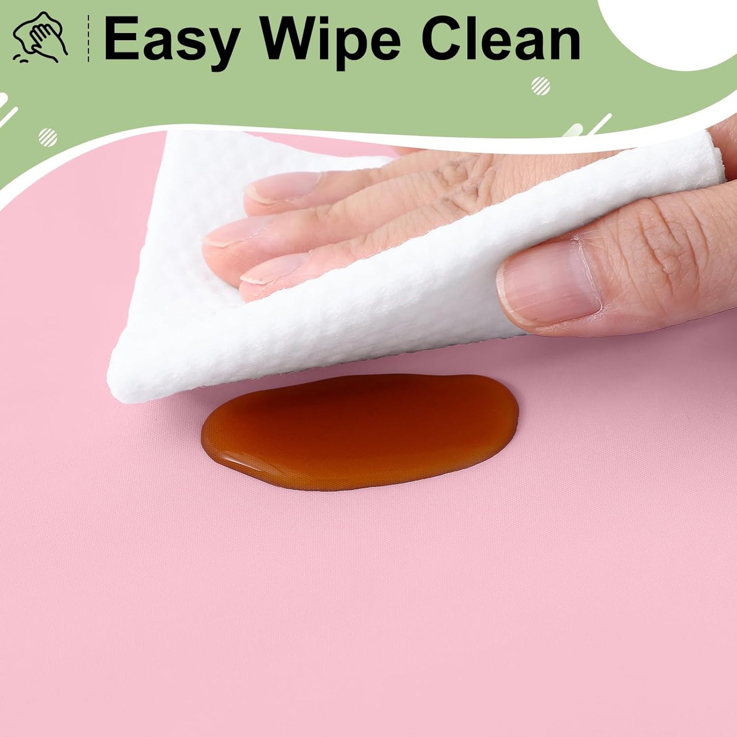 4 Packs Disposable Table Cloth, 84" round Waterproof Tablecloth, Leakproof & Sturdy Decorative Table Covers for Picnic, Outdoor, Pink