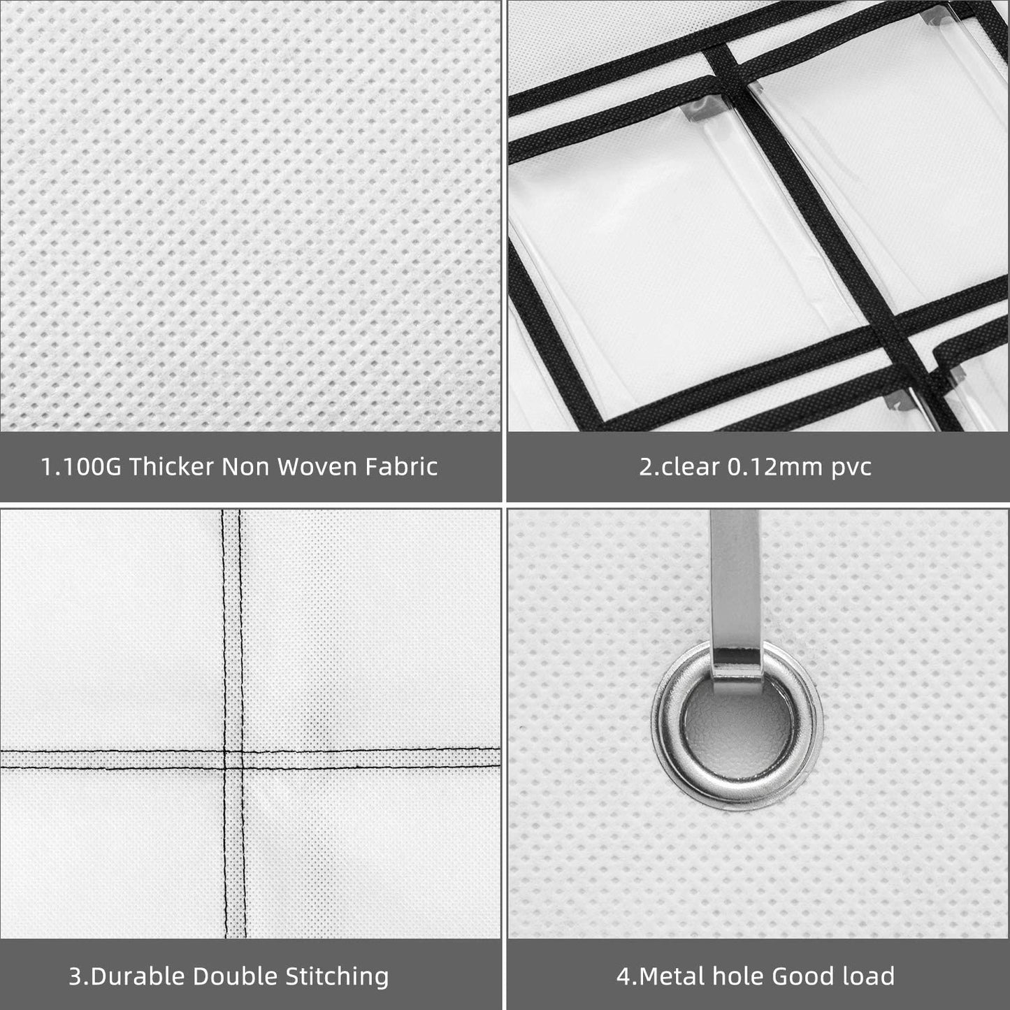 36-Pocket Classroom Pocket Chart for Cell Phones and Calculators with Number Stickers and Hooks (White)