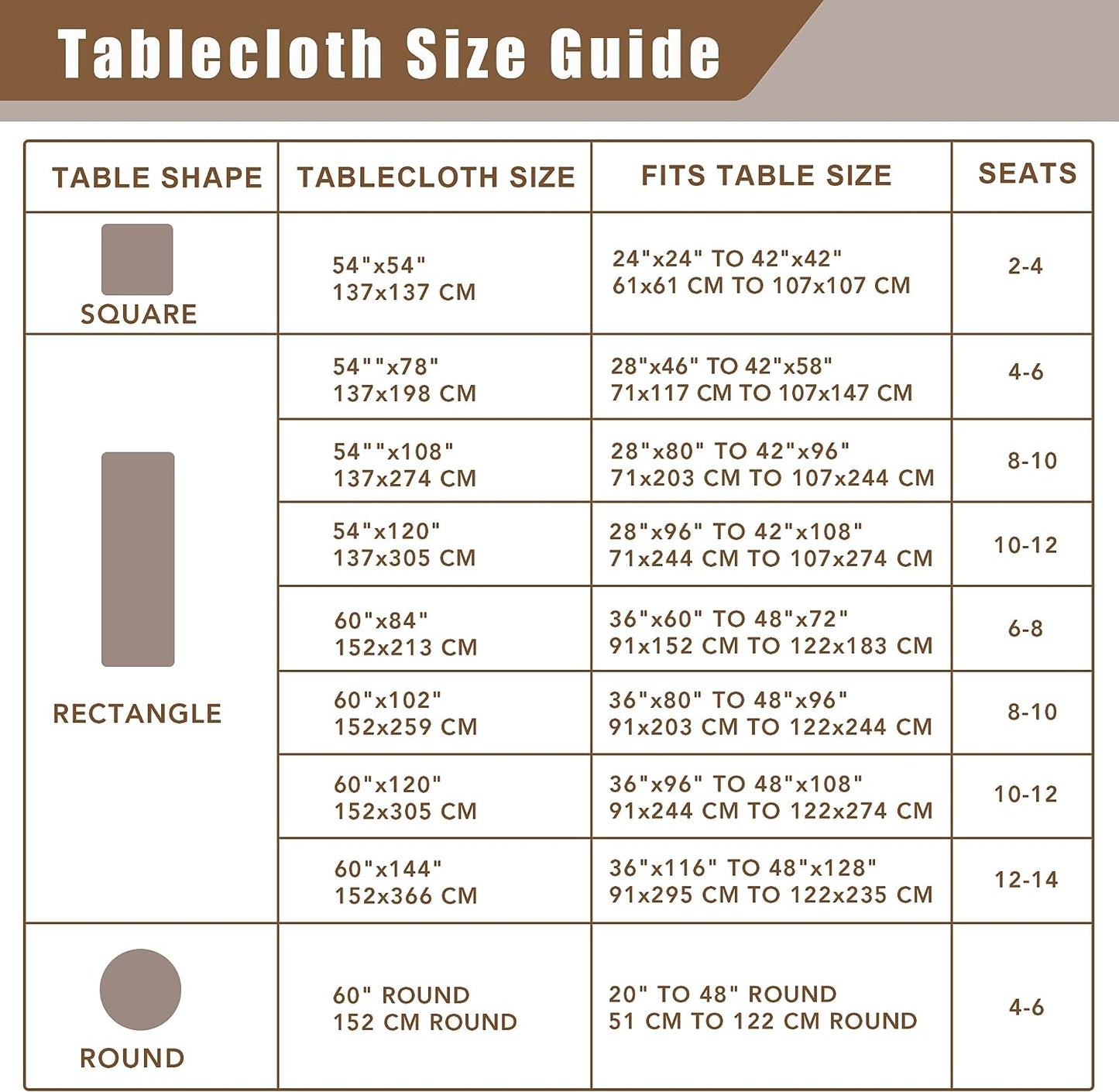 Faux Linen Beige Tablecloths 60 x 84 Inch - Set of 2 Neutral Covers for Rectangular Tables, Ideal for Dining, Weddings, Parties, Farmhouse Decor, and Outdoor Picnics