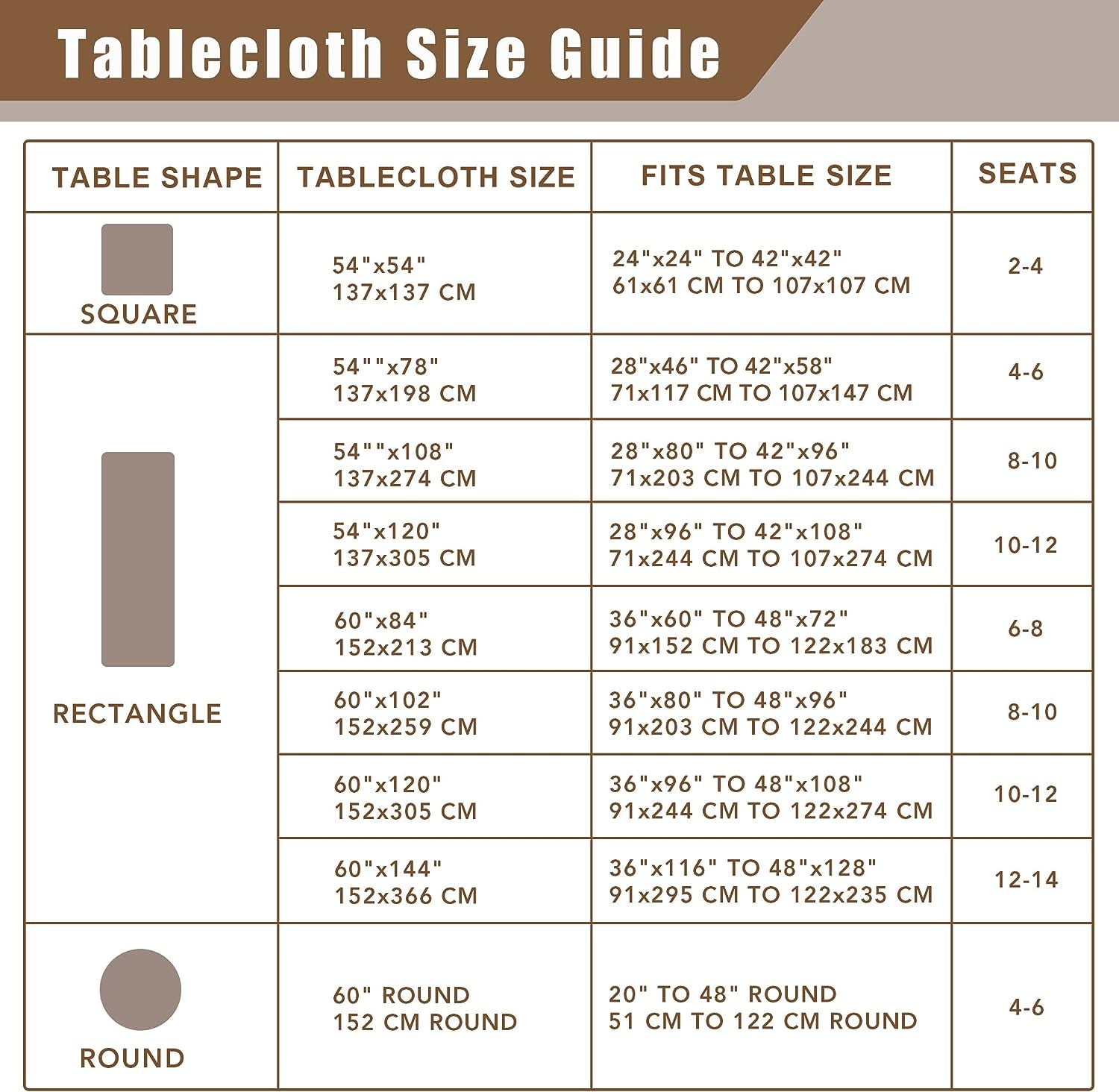 Faux Linen Beige Tablecloths 60 x 84 Inch - Set of 2 Neutral Covers for Rectangular Tables, Ideal for Dining, Weddings, Parties, Farmhouse Decor, and Outdoor Picnics