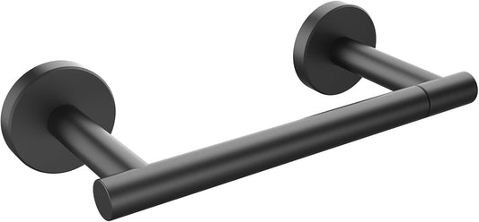 Toilet Paper Holder Wall Mount Screw-In Matte Black Bathroom Toilet Paper Roll Holders Stainless Steel Tissue Holder for Bathroom Hardware Accessories