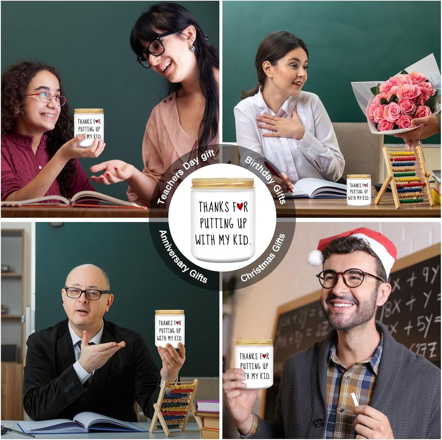 Teacher Appreciation Gifts, Teacher Gifts, Funny Anniversary Birthday Christmas Retirement Thanksgiving Best Gift for Teachers, Unique Lavender Scented Candles