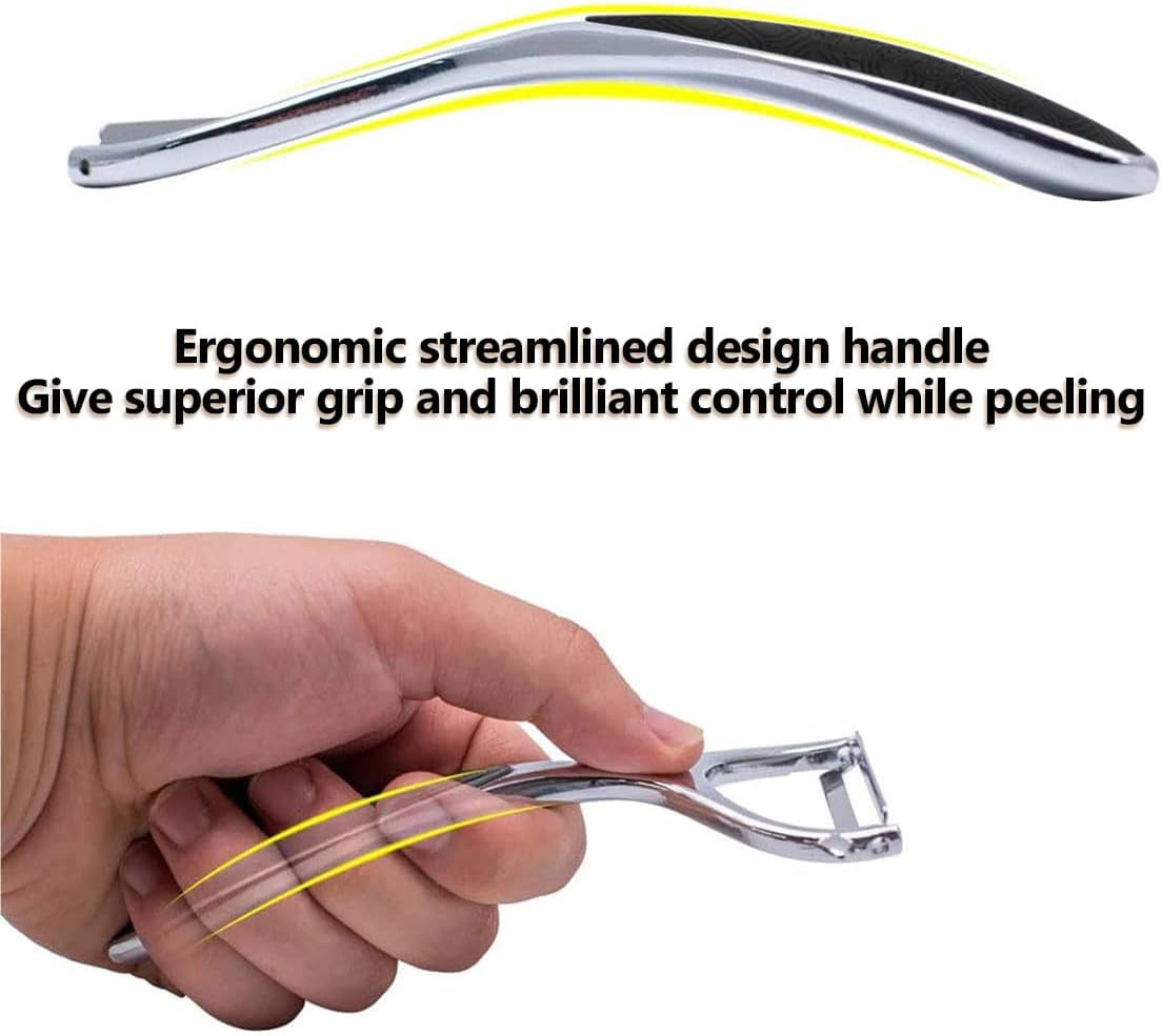 Vegetable Peelers for Kitchen, Y Shaped Peeler for Vegetables, Fruits, Potatoes with Ergonomic Grip, 1 Pack