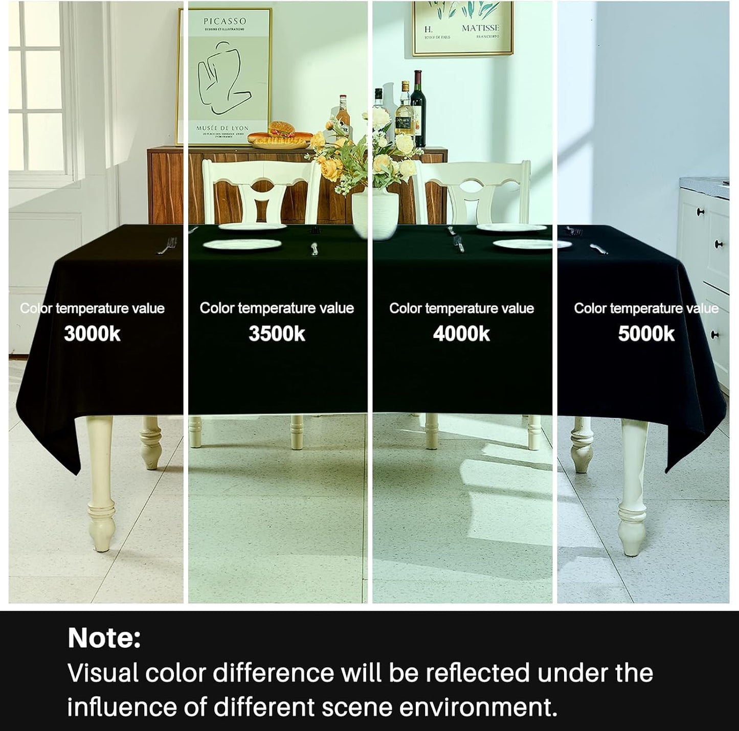 Textured Linen Table Cloth for Rectangle Table - Waterproof Fabric Tablecloth Rectangular Wrinkle Free Wipeable Dining Cover for Wedding/Birthday/Party Decor, 52 X 70 Inch