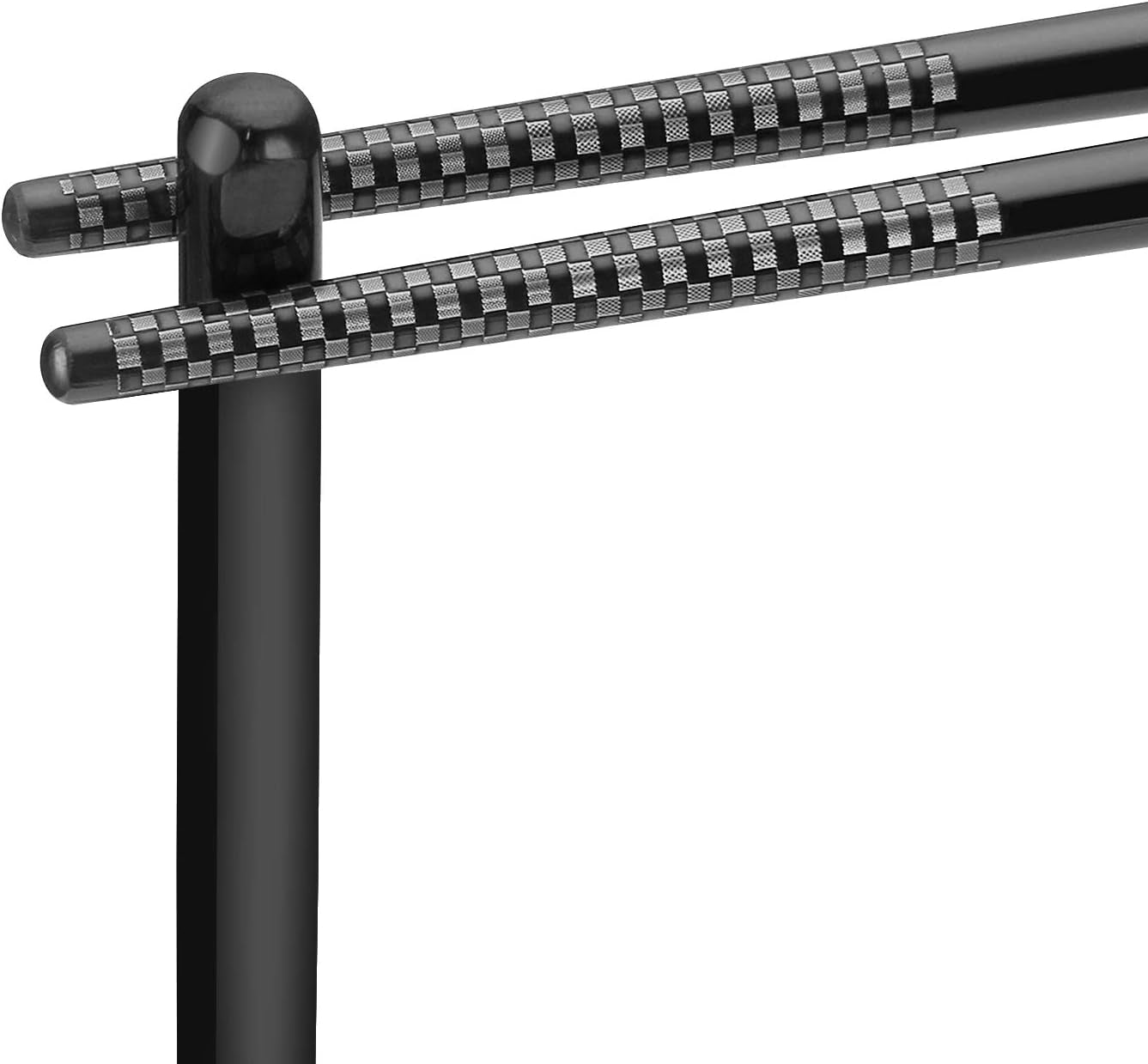 Stainless Steel Chopsticks, 9.45 Inches, Reusable (5 Pairs, Black)