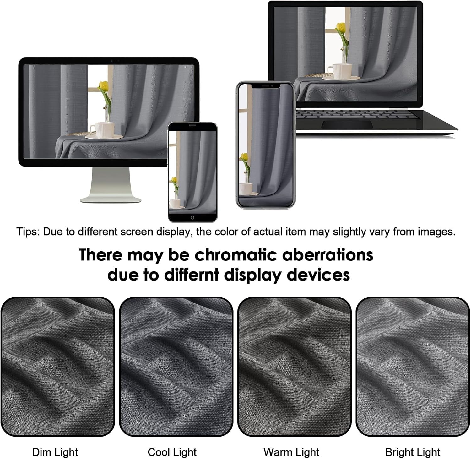 Bob 1 PCS Dark Grey Valances for Windows, Faux Linen Textured Kitchen Window Curtains Valance for Bedroom Living Room, Modern Soft Airy Solid Rod Pocket Bathroom Cafe Curtain, 60Wx14L Inch