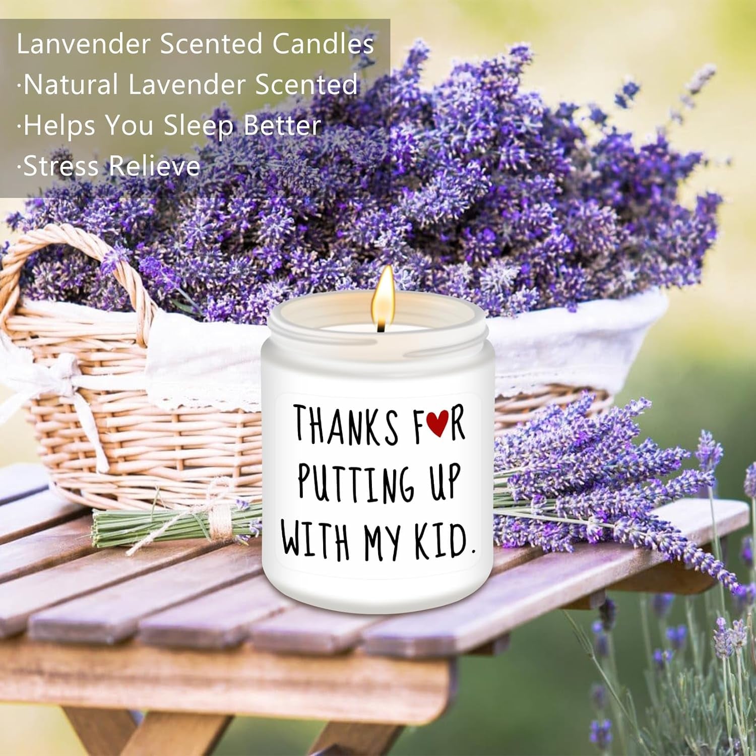 Teacher Appreciation Gifts, Teacher Gifts, Funny Anniversary Birthday Christmas Retirement Thanksgiving Best Gift for Teachers, Unique Lavender Scented Candles