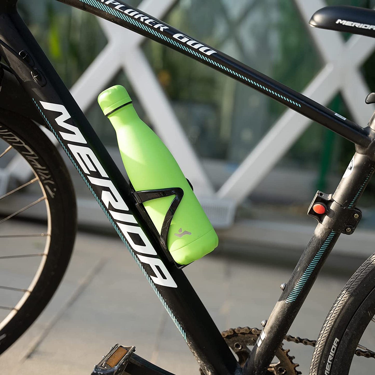 Insulated Water Bottles,12 Oz Double Wall Stainless Steel Vacumm Metal Flask for Sports Travel,Green