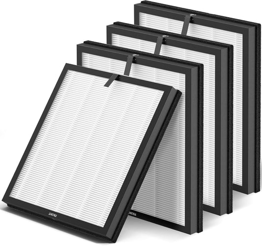 MR5866 Replacement Filter Compatible with MORENTO MR5866 Air Purifier, H13 True HEPA Filter Perfect for Home Large Room, MR5866 Filter for 99.97% Air Pollutants, Odor and Smoke, Original, 2 Pack