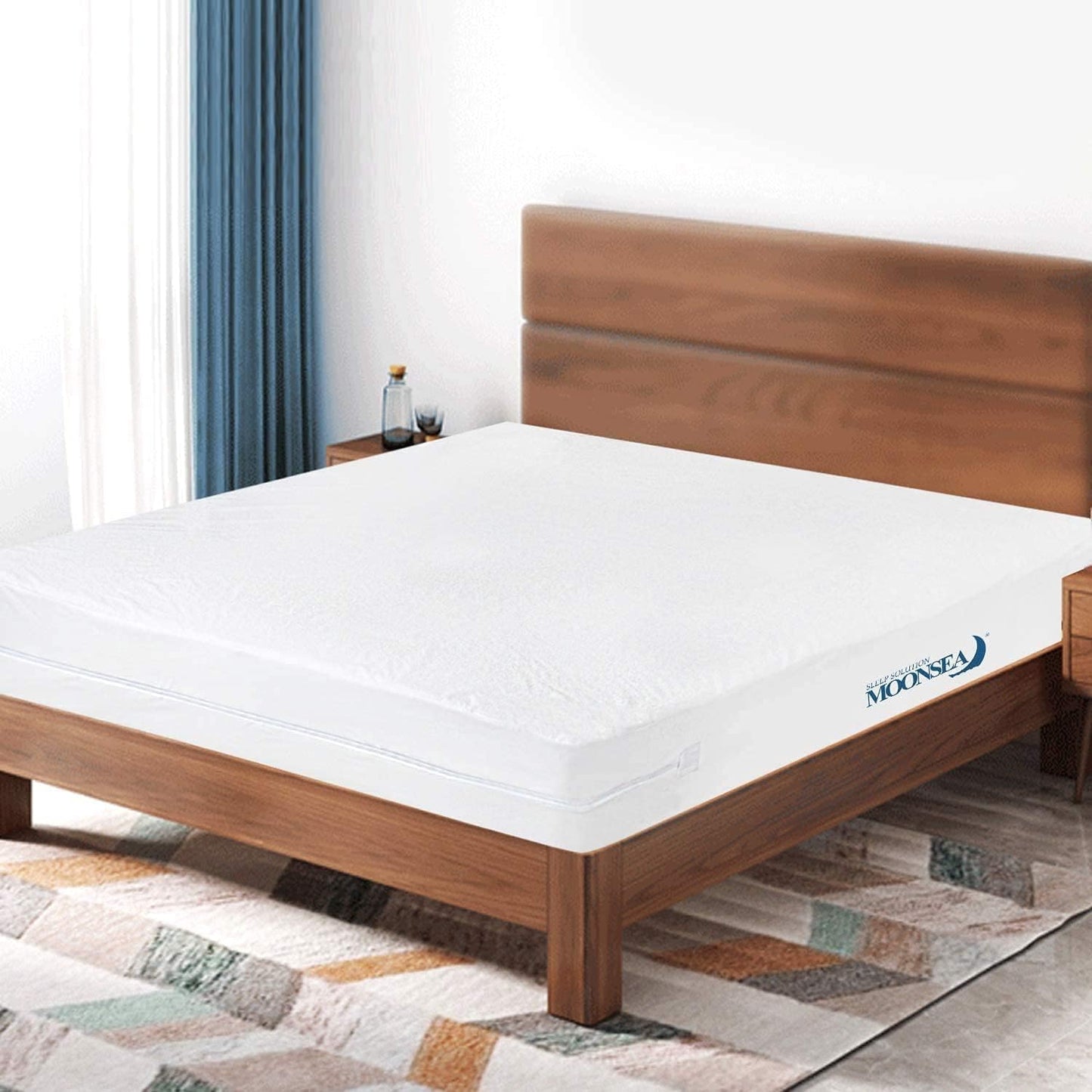 Zippered Mattress Protector Twin XL with Ultra Soft Terry Surface, 6-Side Waterproof Mattress Encasement, Well Made Zipper, Noiseless, for Standard Twin XL Mattress 39'' X 80''