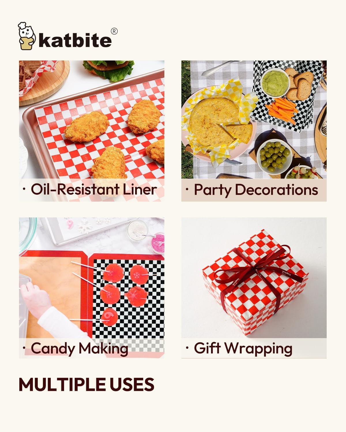 120 Sheets Christmas Pop-Up Dry Grease-Resistant Checkered Deli Paper, 12X10.75", "Wax Paper Sheets for Food, Burritos or Sandwiches