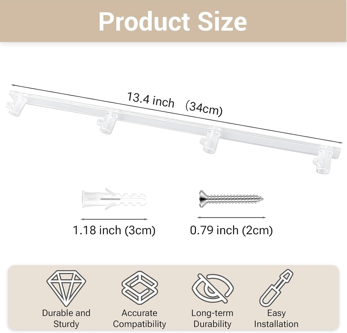 2 Pack Mixer Attachment Holder for Kitchen Aid Stand Mixer Accessories and Attachments, Hanging Hooks Mixer Attachment Organizer Compatible with Kitchen Aid Mixer Accessories