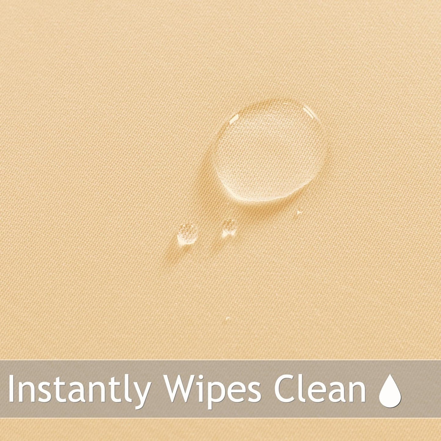 Fitted round Table Cloth, Reversible Waterproof Stain Resistant Elastic Stretch Tablecloth, Wipe Clean Table Cover for Outdoor/Indoor Use, Fits round Tables up to 40" - 44" Diameter, Champgane