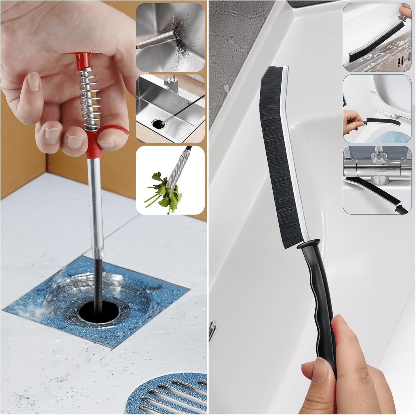 Toilet Plunger, Plungers for Bathroom Heavy Duty with Holder, Powerful Toilet Snake for Unclogging Plunger with Real-Time Pressure Indicator Plungers for Washbasin, Floor, Kitchen Clogged