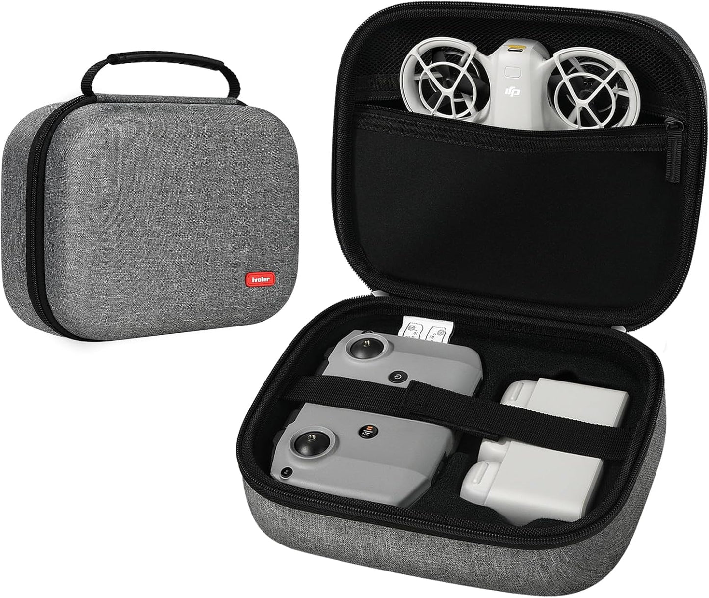 Lightweight & Compact Carrying Case for DJI Neo Drone – Easy-To-Carry Hard Bag for Fly More Combo, RC-N3 Controller,Batteries Accessories