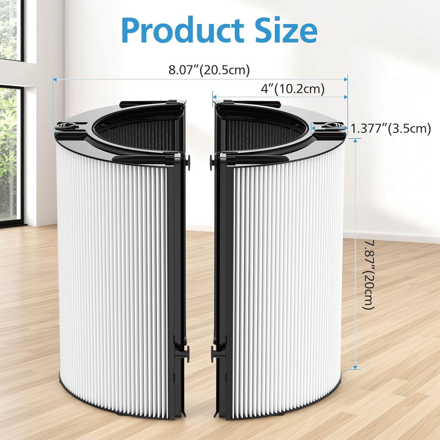 Combi 360° Glass HEPA and Activated Carbon Filter Set for Dyson Air Purifiers (Models TP04, TP06, TP07, TP09, HP04, HP06, HP07, HP09, HP10, PH01, PH02, PH03, PH04, DP04) - 2 Pack, #965432-01