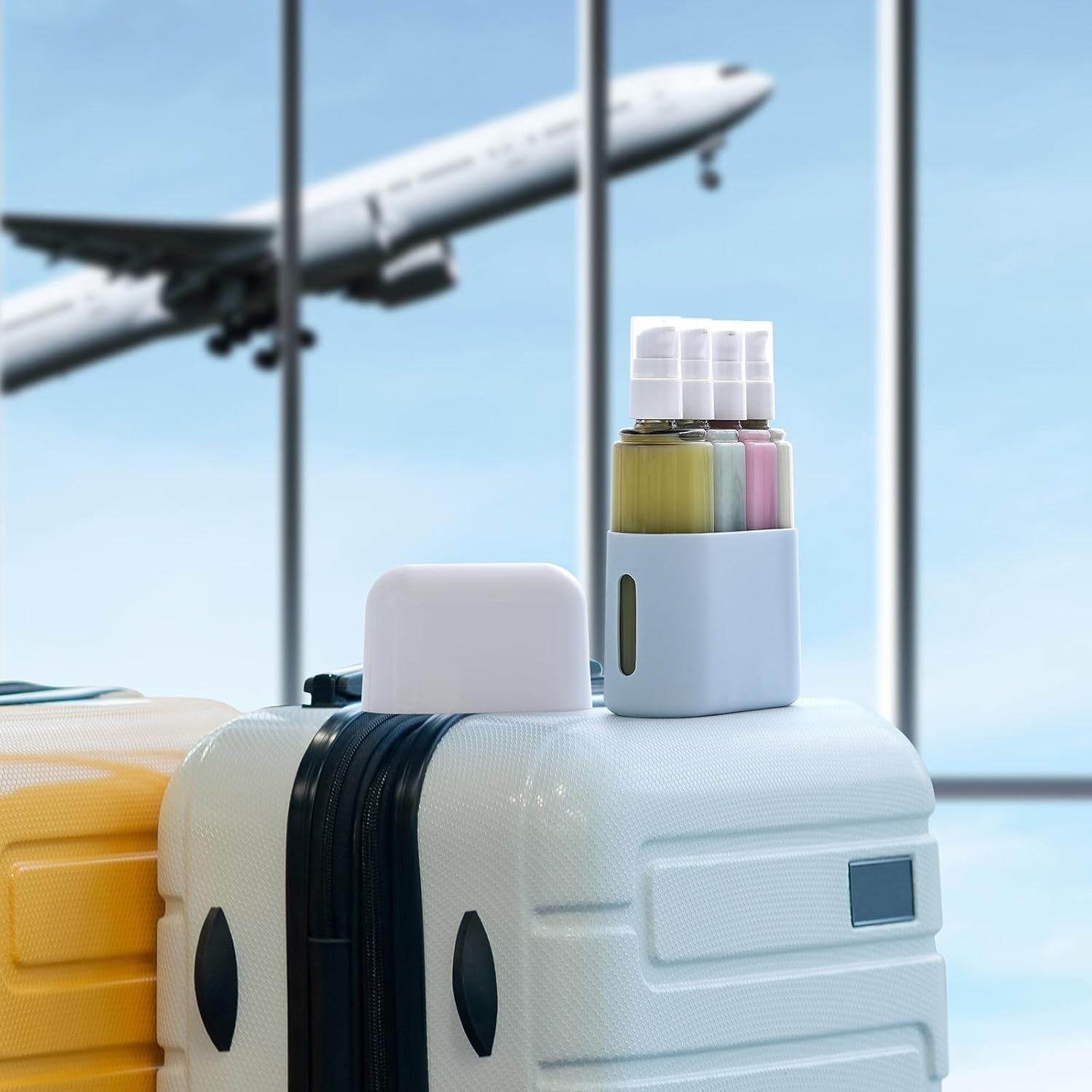 3Oz Travel Bottles Set, Tsa Approved Portable Travel Containers for Shampoo Liquid with Labels, Containers Dispenser Set - Blue