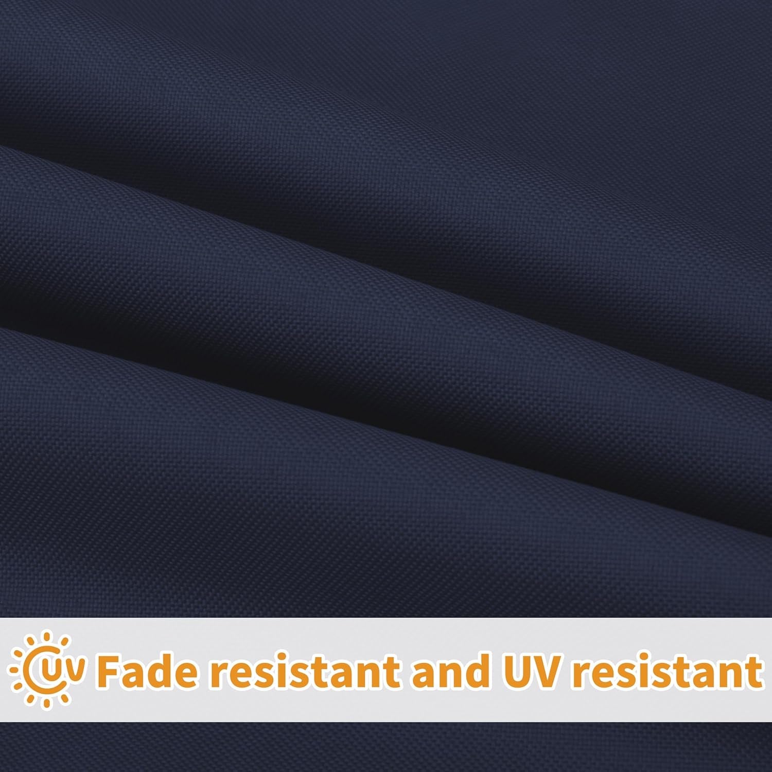 42X18X3 Inch Waterproof Outdoor Couch Bench Cushion Covers Only Replacement Non-Slip Patio Seat Cushion Slipcover with Zipper and Adjustable Straps Navy