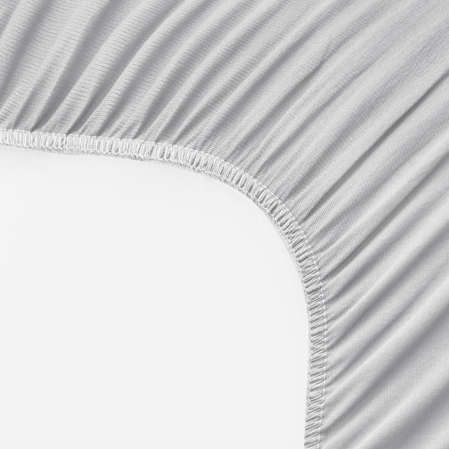 Changing Pad Cover Waterproof, 2 Pack Diaper Change Table Sheets for Baby Boys Girls, Fitted Cradle Sheets for 32"X16" Contoured Pad, Breathable & Ultra Soft, Grey