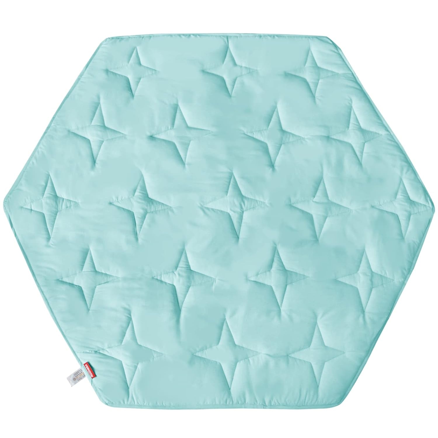 Hexagon Playpen Mattress Mat Blue, Non Slip Playpen Mat for Regalo Play Yard 6 Panel Playpen, Fit Hiccapop 53" Playpod Portable Playard, Kids Tent Mat Hexagon