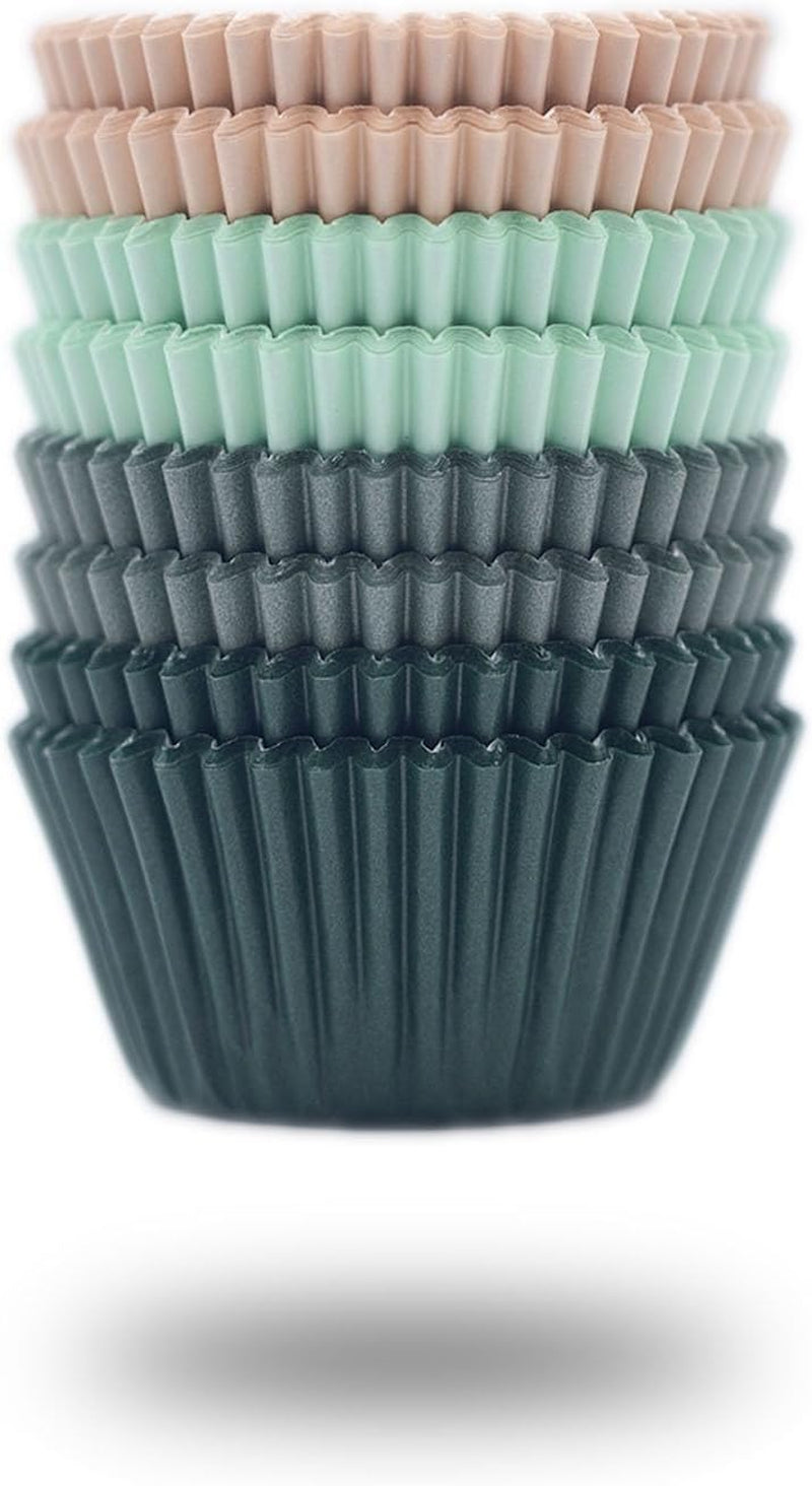 Cupcake Liners 200 Pcs Muffin Liners Standard Cupcake Wrappers, Cupcake Liners, Food Grade Cupcake Liners, Greaseproof Parchment Muffin Liners Calyx Series