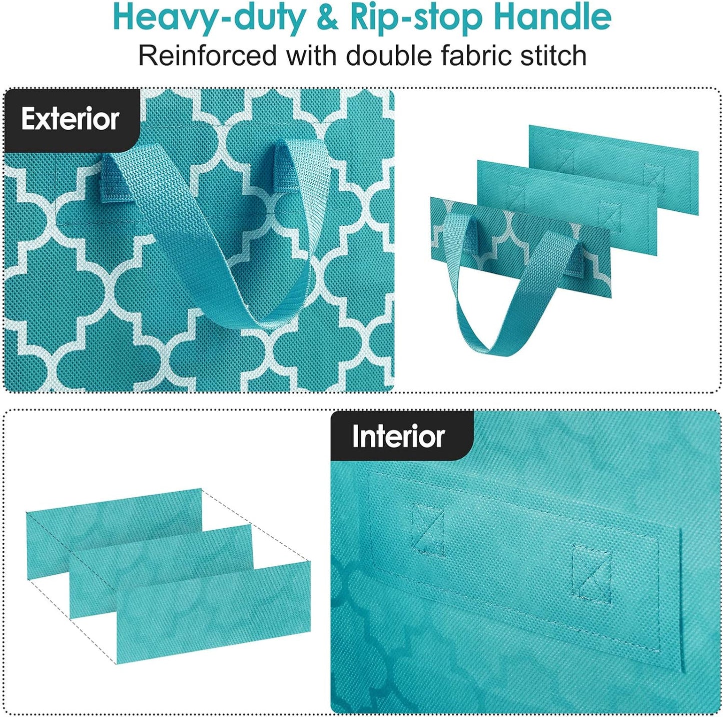 Storage Bags 100L 2-Pack Large Blanket Clothes Organization and Storage Containers for Bedding, Comforters, Foldable Organizer with Reinforced Handle, Clear Window, Sturdy Zippers,Green