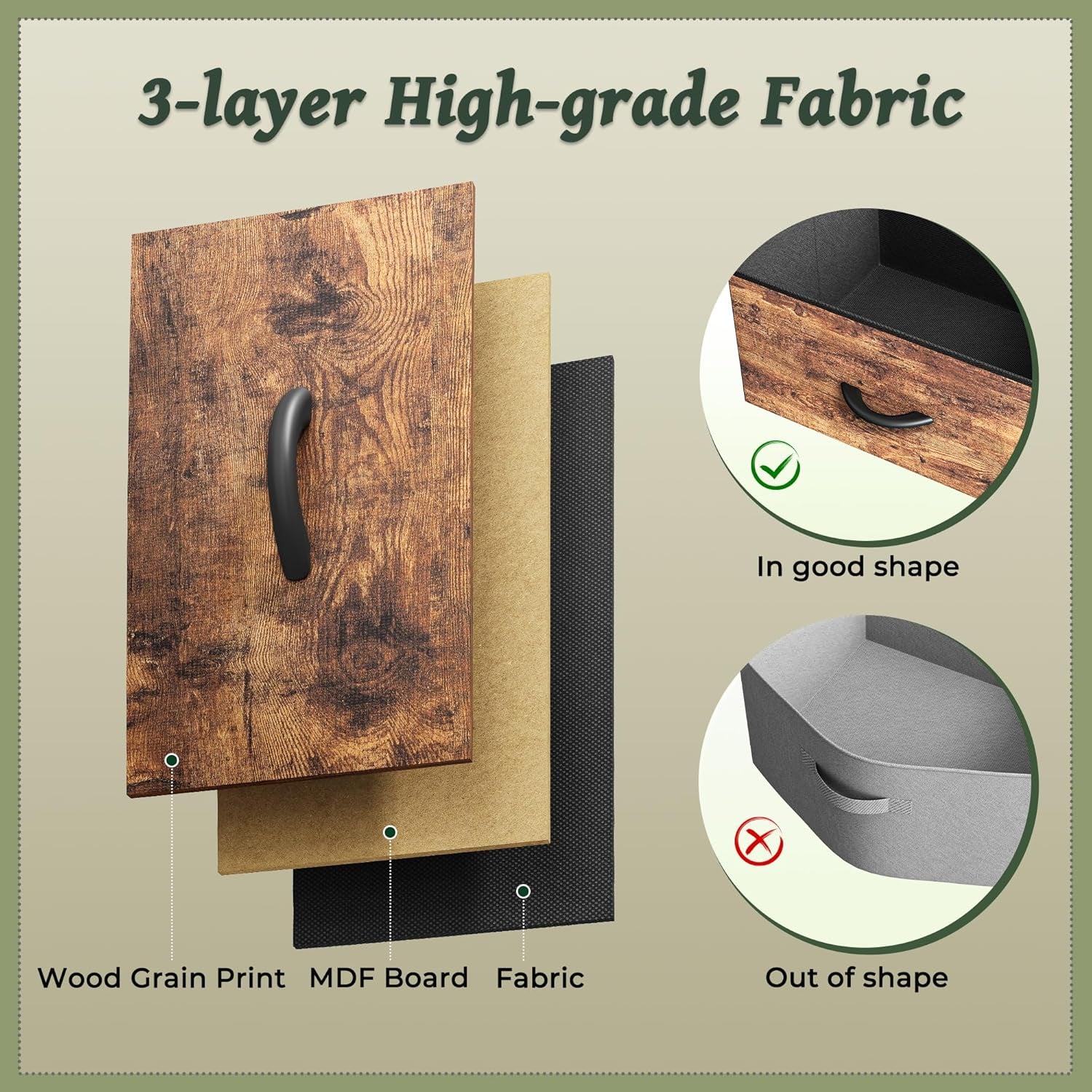 63-Inch Rustic Brown Dresser with 9 Drawers, Versatile Entertainment Center and Large TV Stand for 55-70 Inch TVs