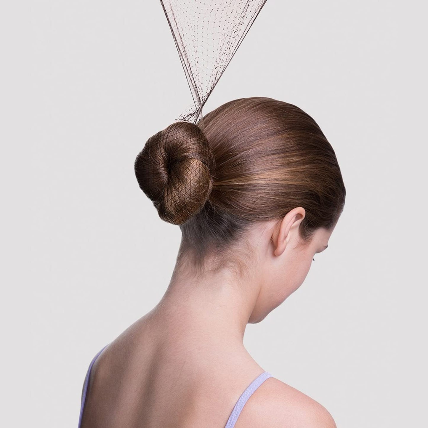 Invisible Hair Nets and U Shaped Hair Pins Set/Hair Bun Shaper Set with 50Pcs Elastic Edge Mesh Hair Nets and 10Pcs Positioning U Shaped Hair Pins for Women Hair Bun(Brown)