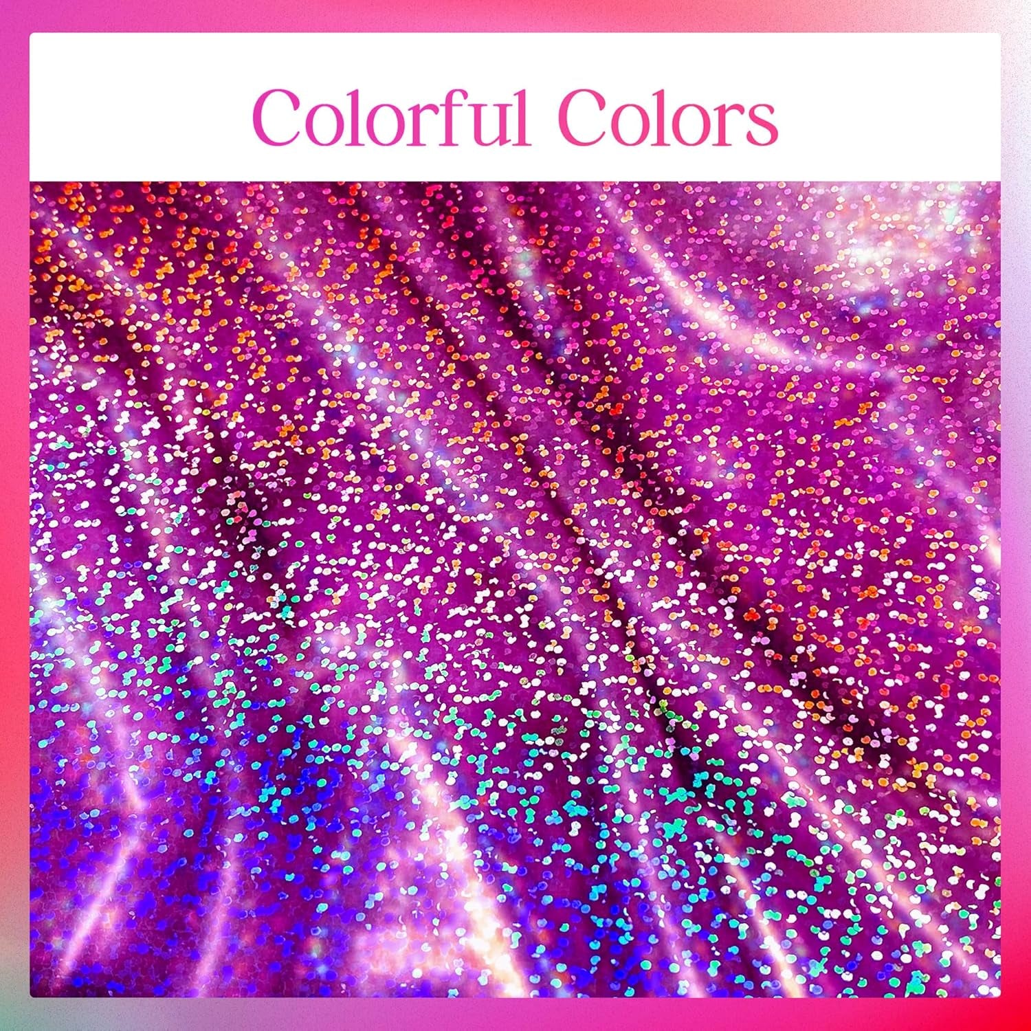 Fuchsia Hot Pink Holographic Tablecloths - Set of 2, 40" x 108", Ideal for Galentine's Day, Valentine's Day, and Girls' Birthday Party Decorations