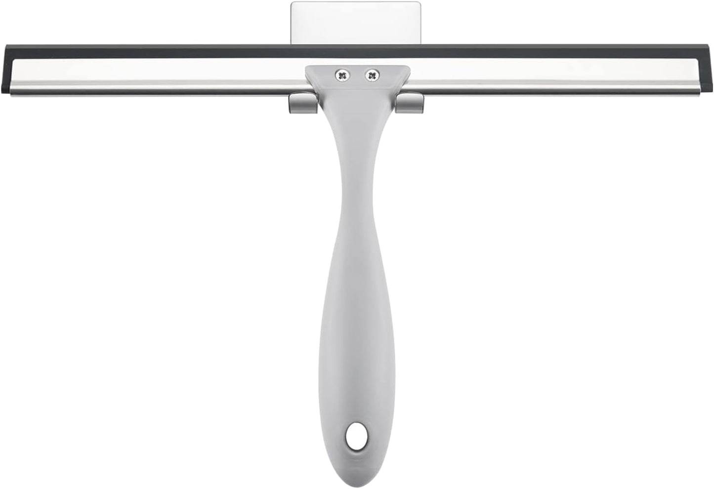 Squeegee for Shower Glass Door, All-Purpose Squeegee with Hook for Shower Doors, Windows, Mirrors, Tiles and Car Glass, 10 Inches