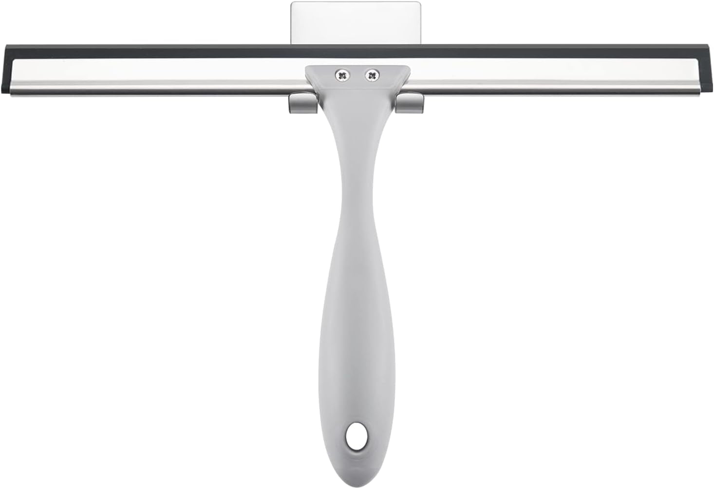 Squeegee for Shower Glass Door, All-Purpose Squeegee with Hook for Shower Doors, Windows, Mirrors, Tiles and Car Glass, 10 Inches