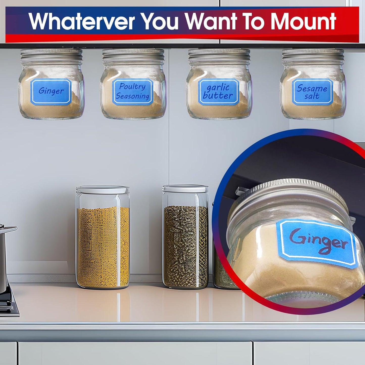 80-Pack Neodymium Bar Magnets - Rare Earth Small Magnets for Crafts, Refrigerators, Doors, Nails, and Cabinets