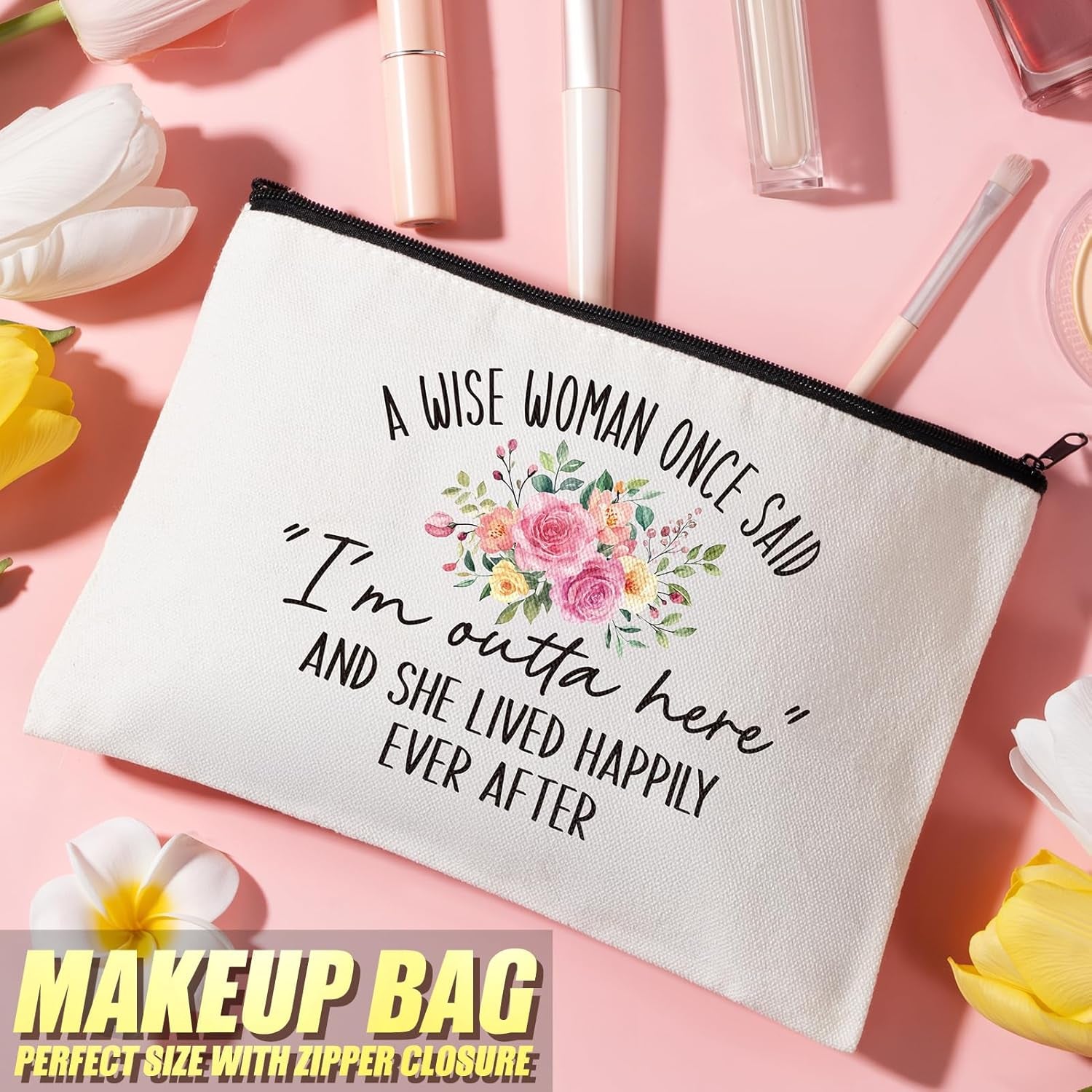 Happy Retirement Gift for Woman 2025, Funny Retirement Gifts for Women Coworkers, Cool Retired Gifts for Retirees Women Teacher Nurse Boss Friend Mom Grandma, Farewell Leaving Gift W/ Canvas Tote Bag