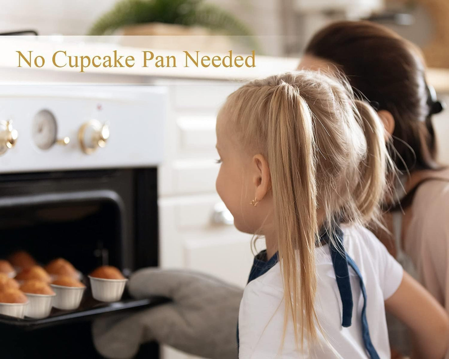 White Cupcake Liners, 100Pcs Muffin Baking Cups,Ramekin Holders, Heavy Duty Oil-Proof Wrappers for Wedding,Birthday,Party,Baby Showers,Gift for Valentine'S Day