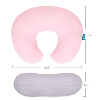 Nursing Pillow Cover 2 Pack Fit for Boppy Pillow, Breathable & Skin-Friendly Nursing Slipcovers for Breastfeeding Mom, Comfortable & Machine Washable Nursing Covers