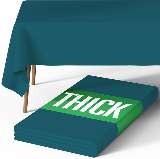 Rectangle Table Cloth 60" X 84" – Durable Polyester Tablecloth Offers Reusable & Washable Protection, Ideal for Outdoor Party, Picnic, Wedding, Banquet and Birthday, Caribbean