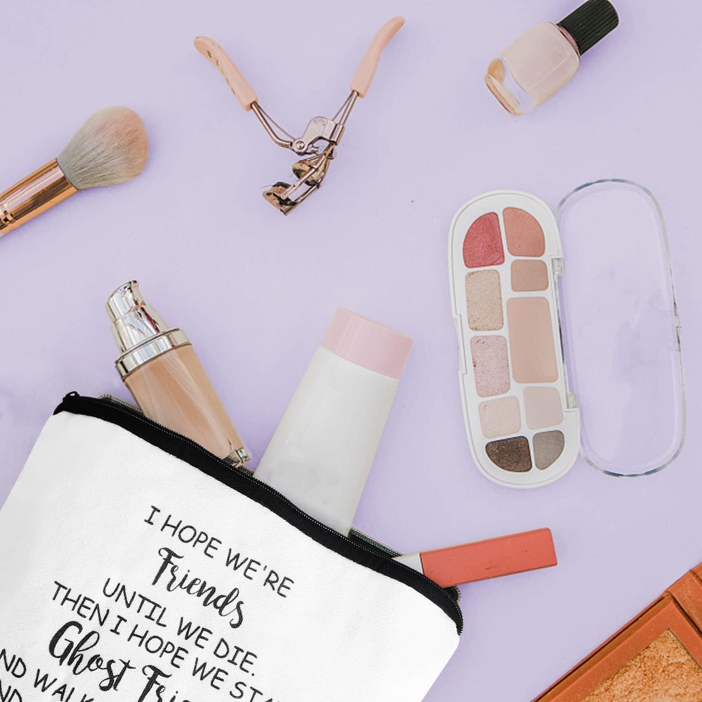 Best Friend Birthday Gifts Basket for Women - Unique Friendship Gifts for Women, Sister, Bestie, BFF (White)