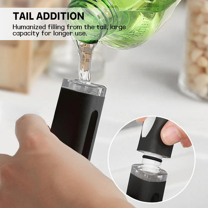 Dish Brush, Dish Cleaning Brush with Stainless Steel Handle and Replace Head Kitchen Dish Scrub Brush with Soap Dispenser for Pot Sink Pan Cleaning, Black