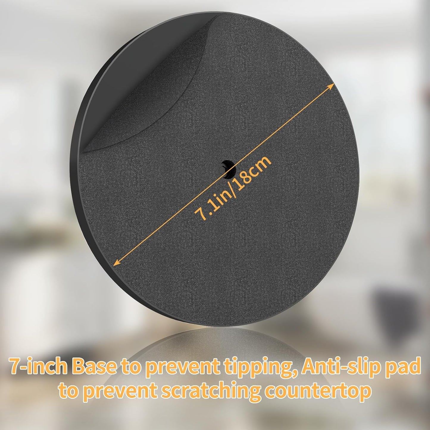 Hand Towel Stand, Towel Holder Stand for Bathroom Countertop Kitchen, 16.5IN Adjustable Retractable T-Shape Hand Towel Rack, Matte Black