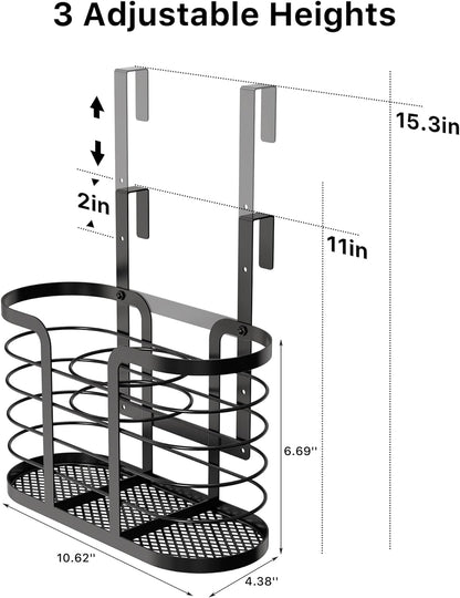 Hair Tool Organizer - Cabinet Door Storage Solution for Hair Dryers, Flat Irons, and Curling Irons