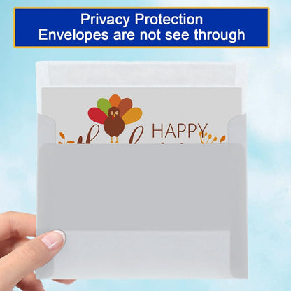 100 Pack 5X7 Envelopes for Invitations, A7 Printable White Envelopes, Envelopes Self Seal for Weddings, Invitations, Photos, Postcards, Greeting Cards, Mailing