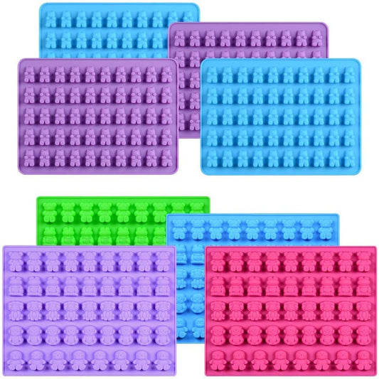Mini Gummy Bear Molds & Frogs, Lions, Monkeys, Penguins, Bear Candy Molds