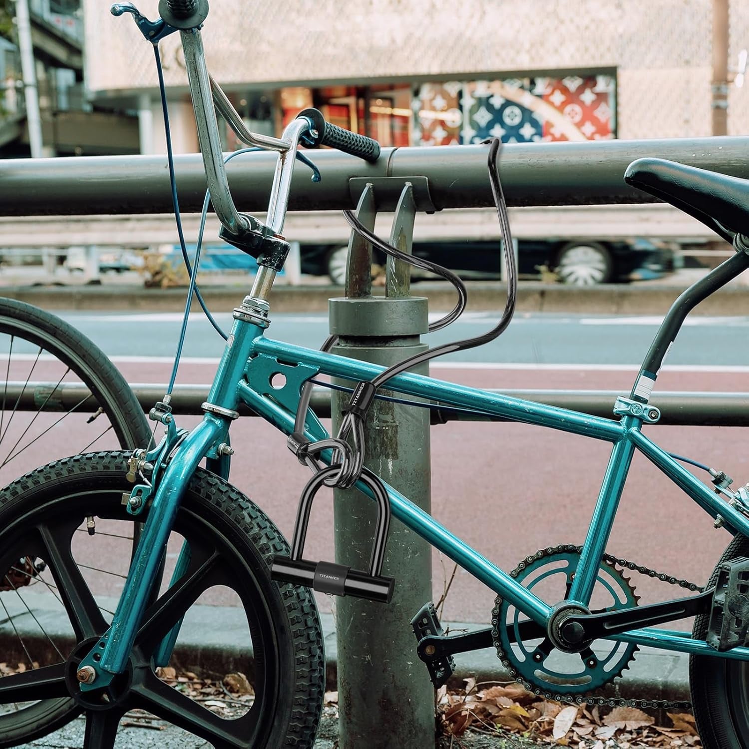 Bike Lock Cable,12Mm Thick Security Cable with Loops Heavy Duty Steel Cable Vinyl Coated Bike Cable Lock Security Chain (4Ft, 7Ft, 15Ft, 30Ft)