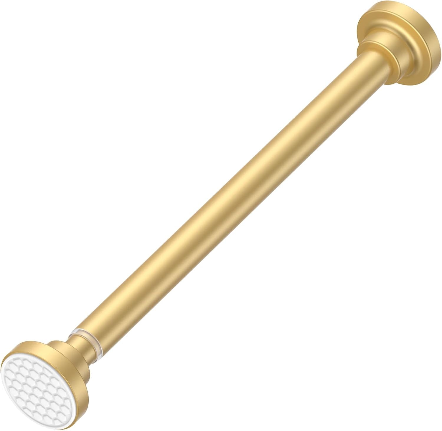 Small Tension Rod 18 to 27 Inch，1 - Inch Diameter Gold Tension Curtain Rod Small Tension Rod No Drilling, anti - Slip, anti - Rust Short Tension Rod